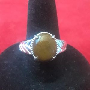 Tiger Eye in stainless